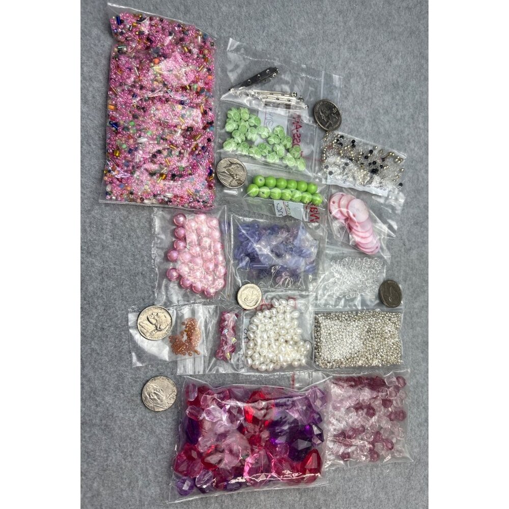 Assorted Bead & Gemstone Crafting Kit for Jewelry Making